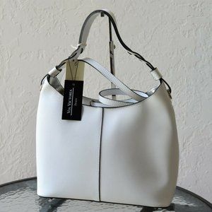 NEW! Via Victoria Italia Leather Handbag Crossbody